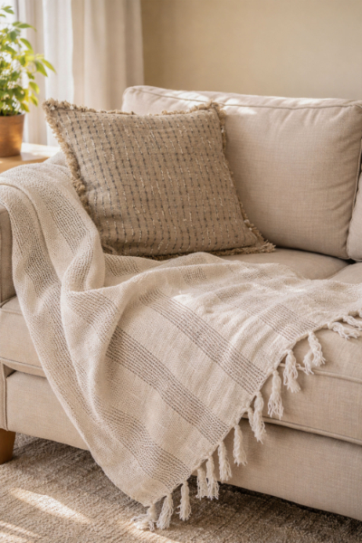 Throw - Oat Weave
